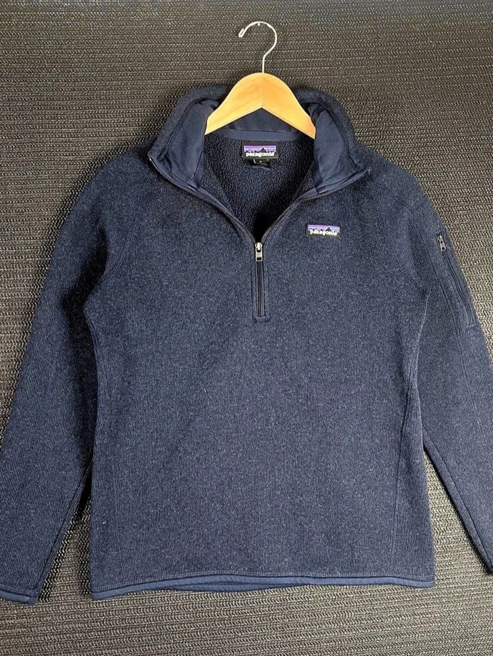 Patagonia Better Sweater Mens Quarter-Zip Fleece Blue